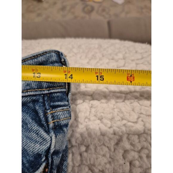 Old Navy Womens High Rise Baggy Fit Ripped Knee Jeans Size 4 Blue - Picture 5 of 6